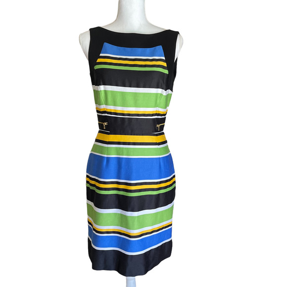Tahari Dresses & Skirts - TAHARI Black Stripe Dress Size 4